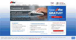 Desktop Screenshot of efax.com.ro