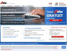Tablet Screenshot of efax.com.ro