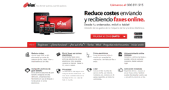 Desktop Screenshot of efax.es