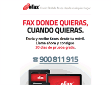 Tablet Screenshot of efax.es