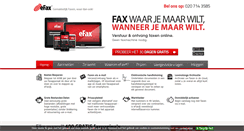 Desktop Screenshot of efax.nl