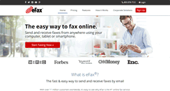 Desktop Screenshot of efax.com