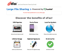 Tablet Screenshot of files.efax.com